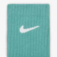 Nike Dri-FIT Performance Basics Little детские Crew носки (6 пары) цвет зеленый