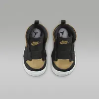 Nike Jordan 1 Baby Crib Bootie колір чорний