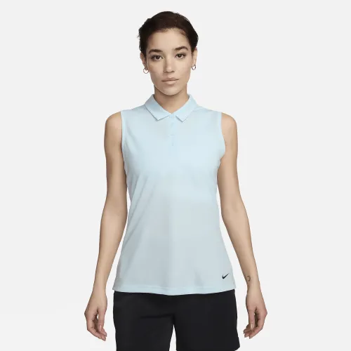 Nike Dri-FIT Victory жіноча Sleeveless для гольфу Polo блакитний