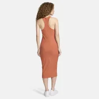 Nike Sportswear Chill Rib женская Slim Sleeveless Midi Костюм Orange