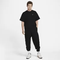 Nike Solo Swoosh чоловічі Short-Sleeve French Terry Top колір чорний