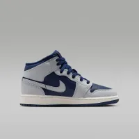 Nike Air Jordan 1 Mid Big детские Кроссовки синий