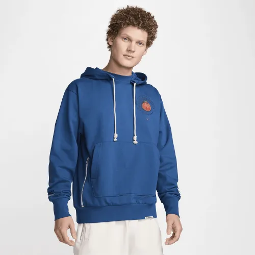 Nike Standard Issue чоловічі Dri-FIT баскетбольні Pullover Толстовка з капюшоном блакитний