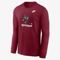 Alabama Crimson Tide Legacy Primary Logo мужские Nike College Long-Sleeve футболка цвет красный