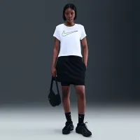 Nike Sportswear женская Short-Sleeve Graphic футболка цвет белый