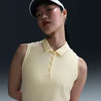 Nike Victory женская Dri-FIT Sleeveless Polo цвет коричневый