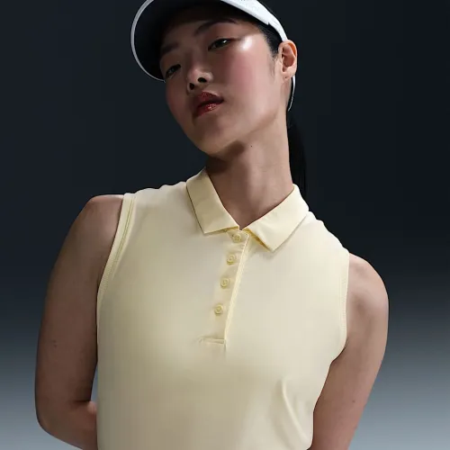 Nike Victory женская Dri-FIT Sleeveless Polo цвет коричневый