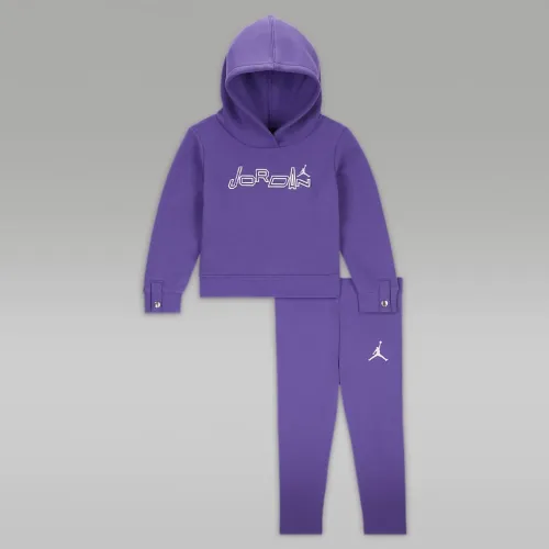 Nike Jordan Take Flight лосины набор Baby 2-Piece набор цвет фиолетовый