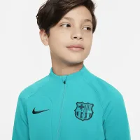 FC Barcelona Academy Pro Third Big детские Nike Soccer Knit Куртка цвет зеленый