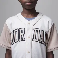 Nike Jordan Big дитячі Baseball Jersey колір коричневий