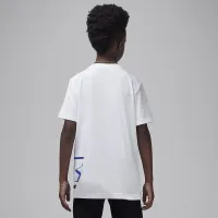 Nike Jordan Big детские Moto футболка цвет белый