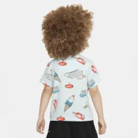 Nike Toddler Sole Food Printed футболка синий