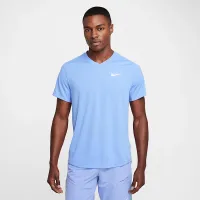 NikeCourt Dri-FIT Victory чоловічі Tennis Top блакитний