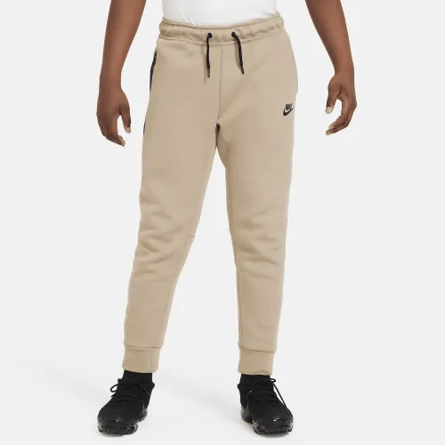 Nike Sportswear Tech Fleece Big дитячі (для хлопчиків) Pants (Extended Size) колір коричневий
