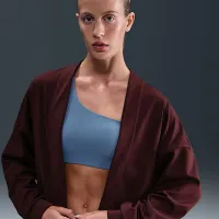 Nike Zenvy женская Dri-FIT оверсайз Cardigan цвет красный