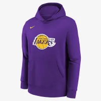 Los Angeles Lakers Club Little дитячі Nike NBA Pullover Толстовка з капюшоном колір фіолетовий