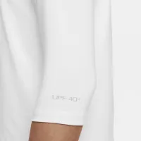 Nike Swim Big детские (Girls') Short-Sleeve Hydroguard цвет белый