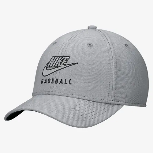 Nike Rise Baseball Swoosh Flex Cap колір сірий