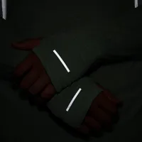 Nike Element мужские Therma-FIT Repel 1/2-Zip Running Top цвет зеленый