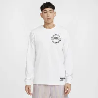 Nike LeBron мужские Max90 Long-Sleeve баскетбольные футболка цвет белый