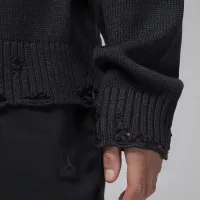 Nike Jordan жіноча Distressed Cardigan колір чорний