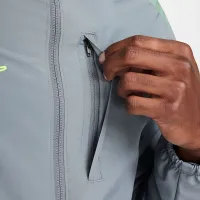 Nike Academy чоловічі Water-Repellent Hooded Soccer Куртка колір сірий