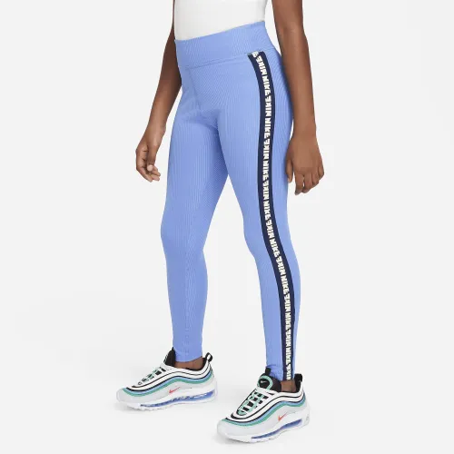Nike Sportswear Dri-FIT Big детские (Girls') лосины синий