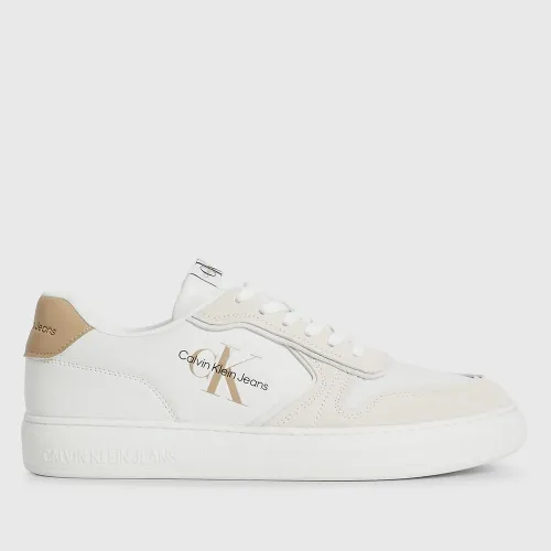 Кросівки Calvin Klein Casual Cupsole Irregular Lines YM0YM00606-0LA - біло-бежеві