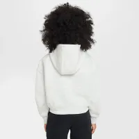Nike Sportswear Tech Fleece Girls' оверсайз Толстовка з капюшоном колір сірий