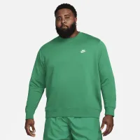 Nike Sportswear Club Fleece мужские Crew цвет зеленый