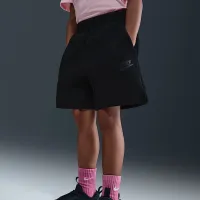 Nike Tech Fleece Little дитячі 2-Piece шорти комплект колір чорний