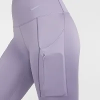 Nike Go жіноча Firm-Support З високою талією 7/8 лосіни з кишенямиколір фіолетовий