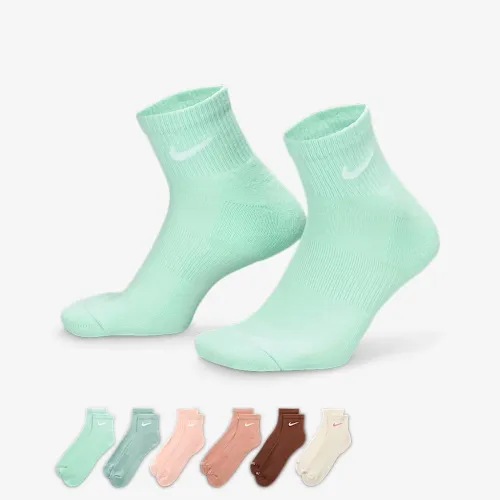 Nike Everyday Plus Cushioned тренировочные Ankle носки (6 пары) многоцветный