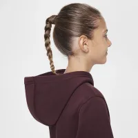 Nike Sportswear Club Fleece Big дитячі Толстовка з капюшоном колір червоний