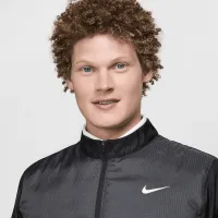 Nike чоловічі Therma-FIT Repel Full-Zip для гольфу Куртка колір чорний