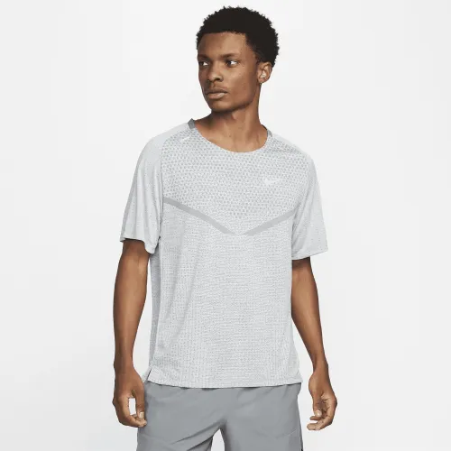 Nike TechKnit чоловічі Dri-FIT ADV Short-Sleeve Running Top колір сірий