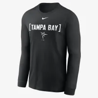 Tampa Bay Rays Fashion чоловічі Nike MLB Long-Sleeve футболка колір чорний