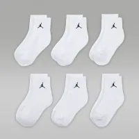 Nike Jordan Everyday Essentials Big детские Ankle носки (6 пары) цвет белый