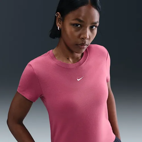 Nike Sportswear Chill Knit жіноча футболка колір фіолетовий