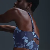 Nike Swim жіноча V-Neck Midkini блакитний