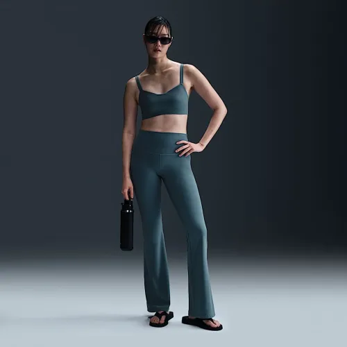 Nike Zenvy женская С высокой Талией Flaцвет красный лосины синий