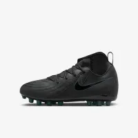 Nike Jr. Phantom Luna 2 Academy Little/Big дитячі AG High-Top футбольні бутси колір чорний