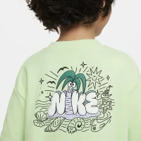 Nike Sportswear Create Your Own Adventure Toddler French Terry Graphic Crew комплект колір зелений