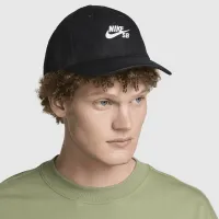 Nike SB Club Unstructuколір червоний Skate Cap колір чорний