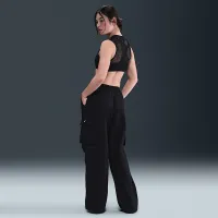 Nike Sportswear женская Mid-Rise оверсайз Woven Cargo Pants цвет черный