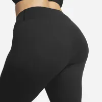 Nike Zenvy жіноча Gentle-Support З високою талією 7/8 лосіни (великі розміри) колір чорний