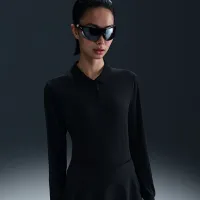 Nike Victory женская Dri-FIT Long-Sleeve Polo цвет черный