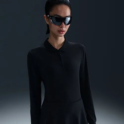 Nike Victory женская Dri-FIT Long-Sleeve Polo цвет черный