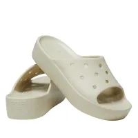 Шлёпанцы Crocs Classic Platform Slide 208180-2Y2 - Бежевый