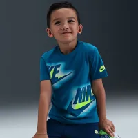 Nike Glow With Me Little детские футболка синий